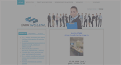 Desktop Screenshot of euro-szkolenia.com