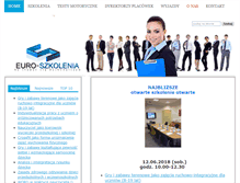 Tablet Screenshot of euro-szkolenia.com